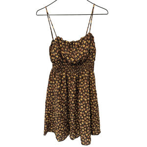 Vintage Fashion Magazine Dress Womens LG Floral Cottagecore Sundress Boho Y2K